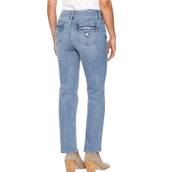Hudson Women's Straight Leg Jeans Flap Pocket Size 8 Stretch - Picture 1 of 10